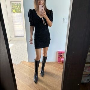 Ba&sh Black mini dress